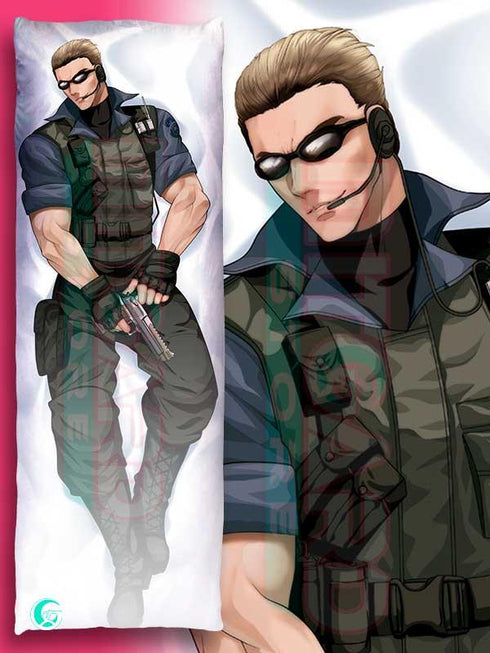 Albert Wesker v2 Body pillow case RESIDENT EVIL Mitgard-Knight